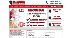 Desktop Screenshot of missionelectricalservice.com