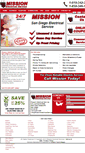 Mobile Screenshot of missionelectricalservice.com